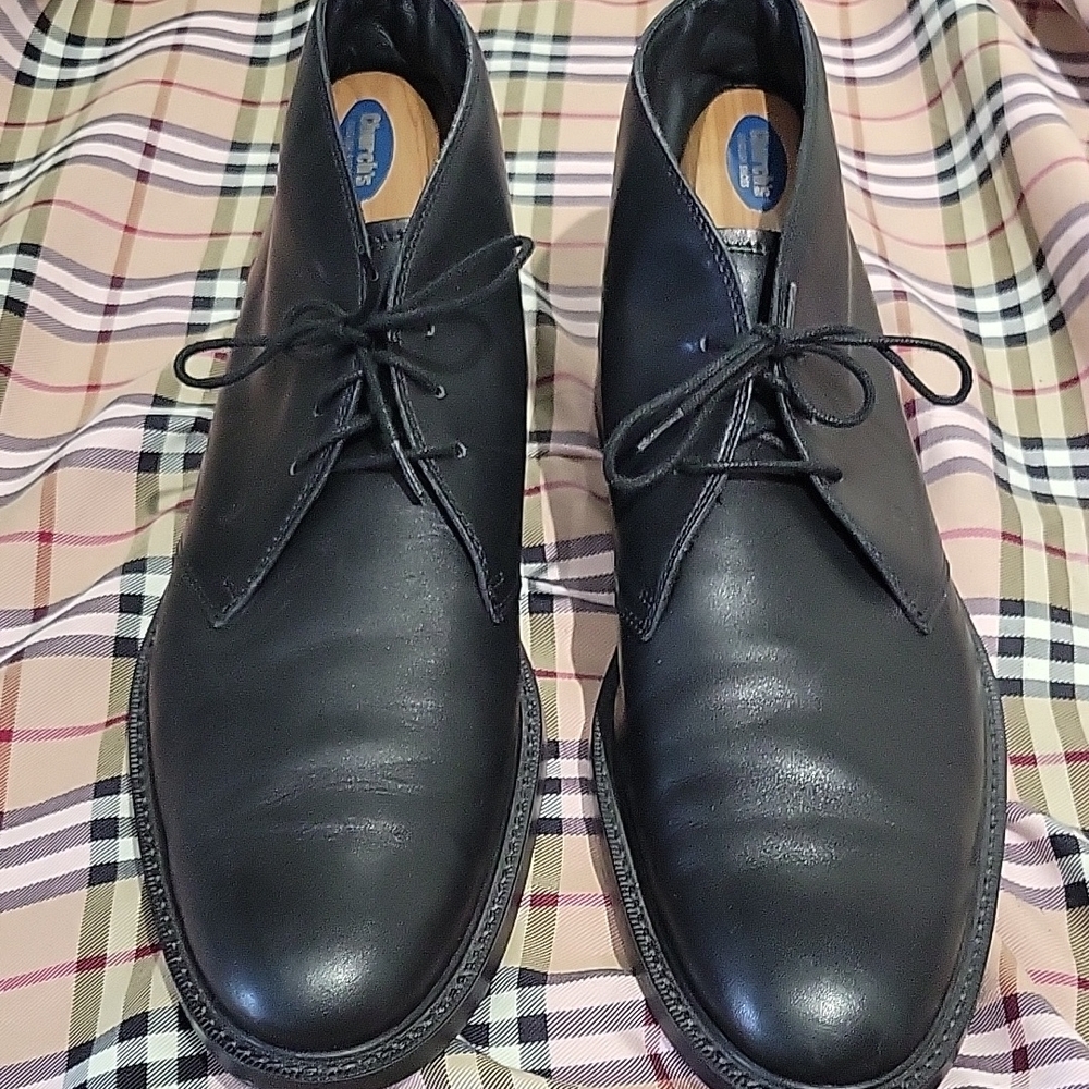 TODS Men's Black Leather Shoes